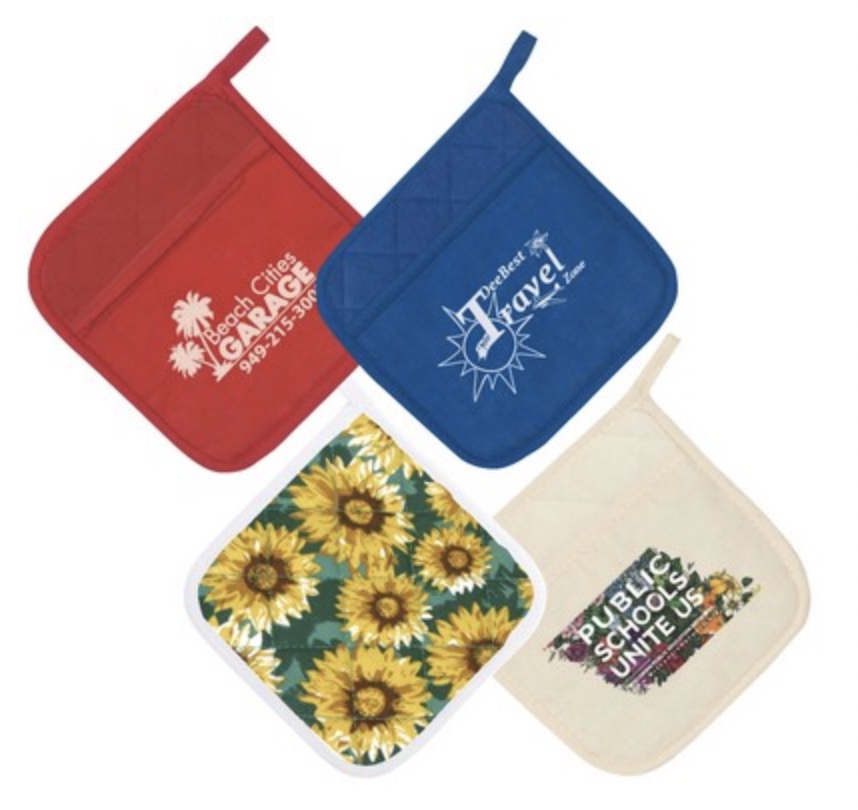 quilted padded potholders