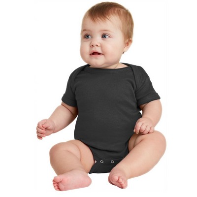 Rabbit Skins™ Infant Short Sleeve Baby Rib Bodysuit.