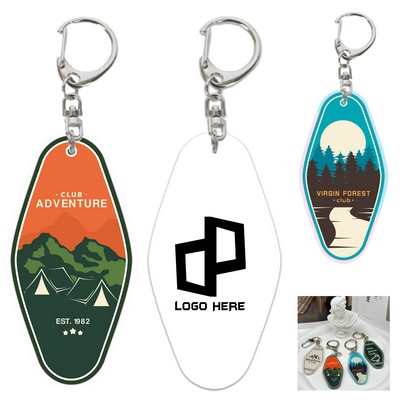 Acrylic Hotel Keychain