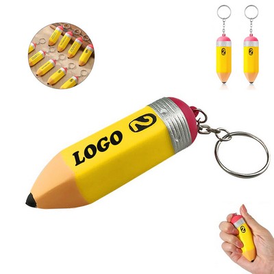Teacher Pencil Toy Keychain