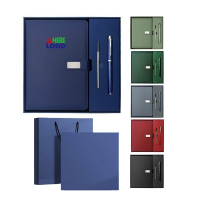 Leather Journal and Pen Set