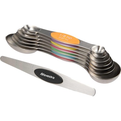 Kitchi Magnetic Measuring 8-Piece Spoon Set