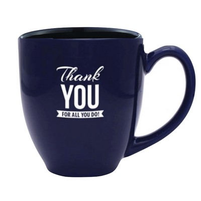 Thank You 15 oz Bistro Mug - No Minimum